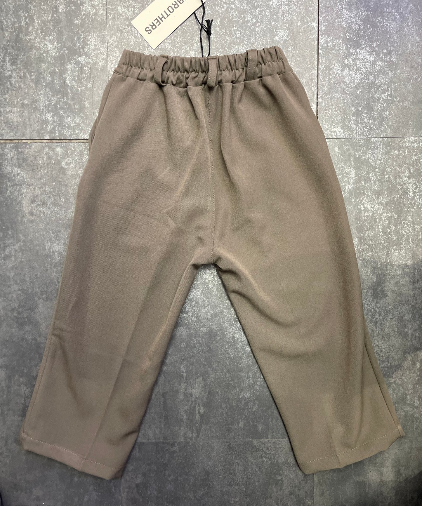 PANTALONE FONDO AMPIO FANGO