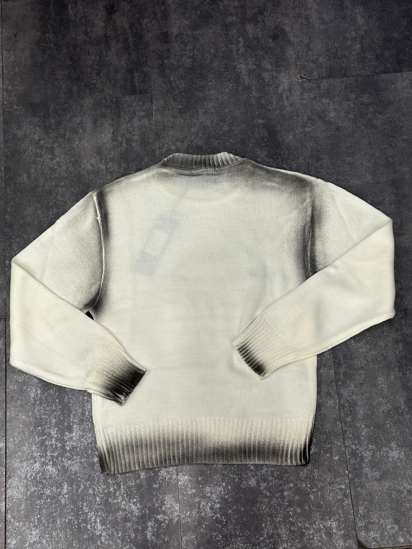 MAGLIONE STAMPATO BIANCO