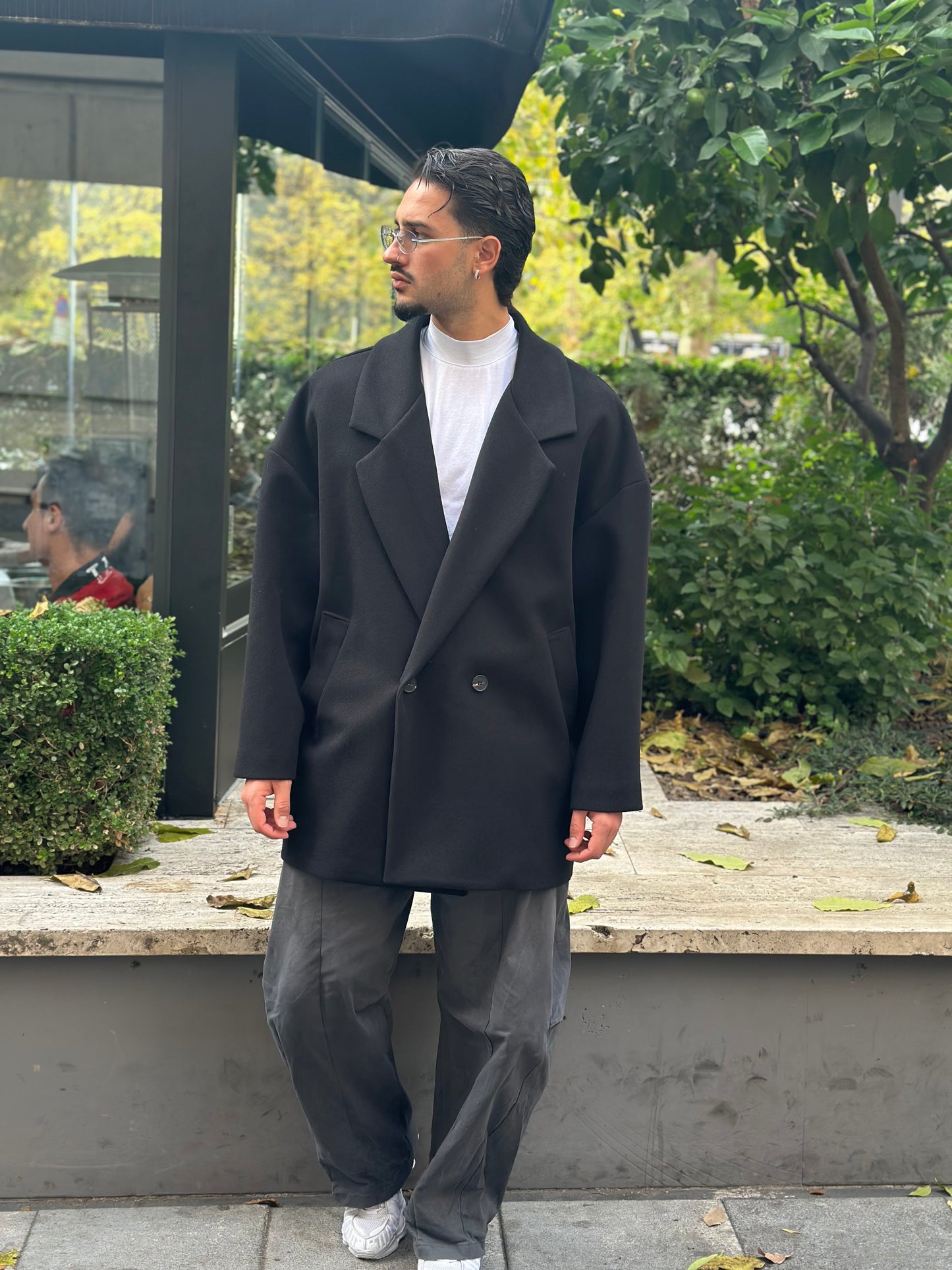 CAPPOTTO OVER SIZE NERO