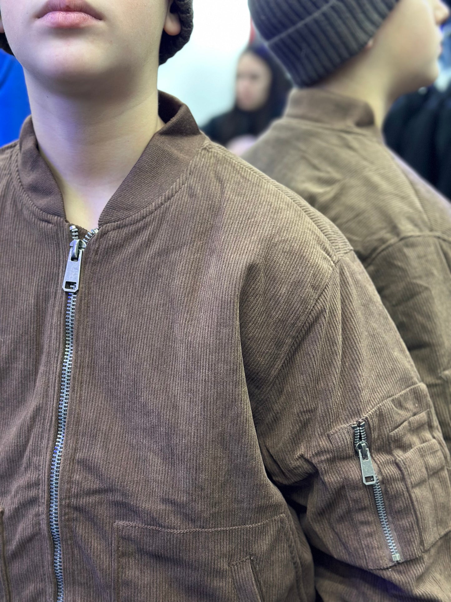 GIUBBOTTO A COSTINE MORO