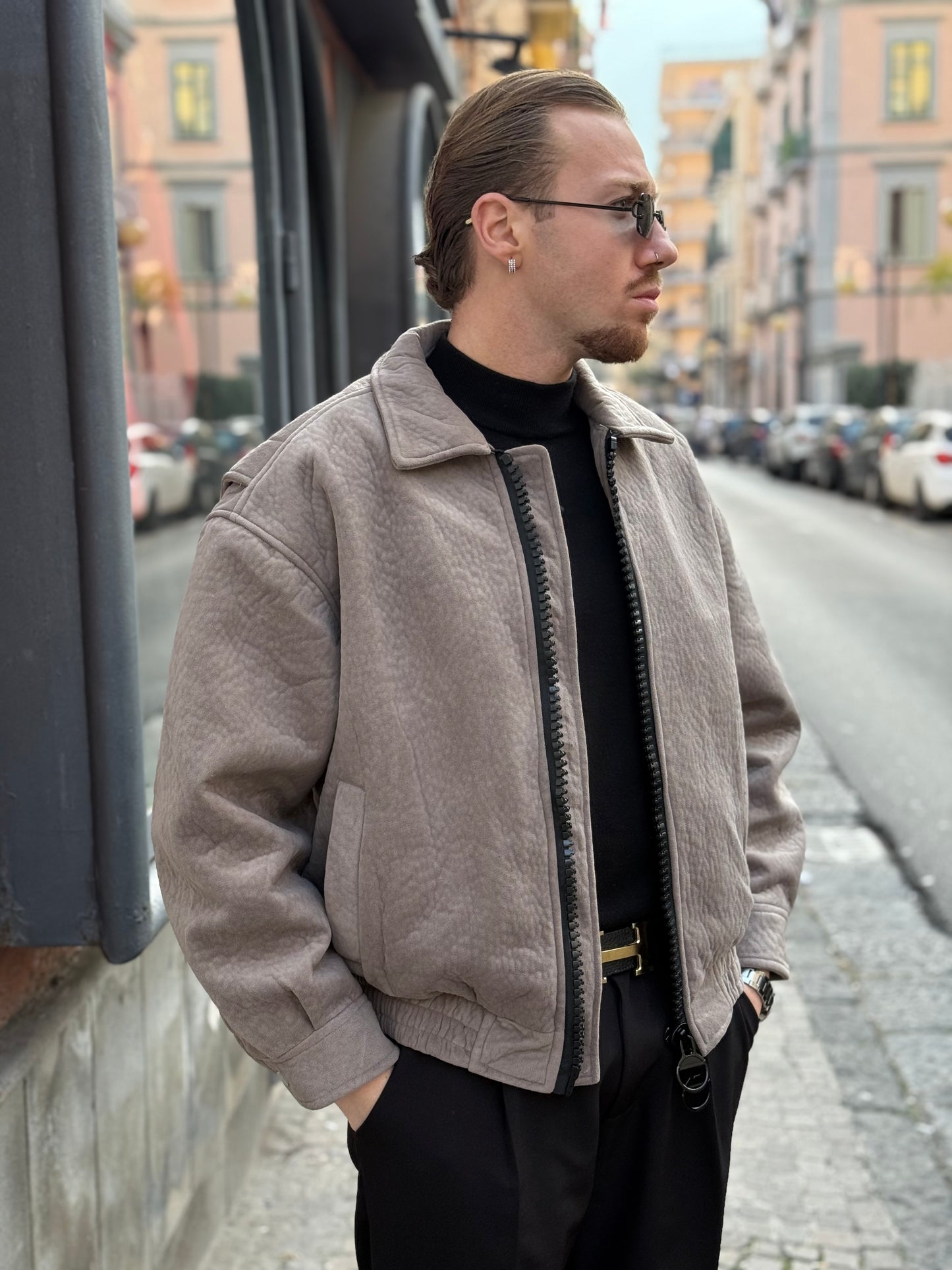 GIUBBOTTO CROP BIG ZIP