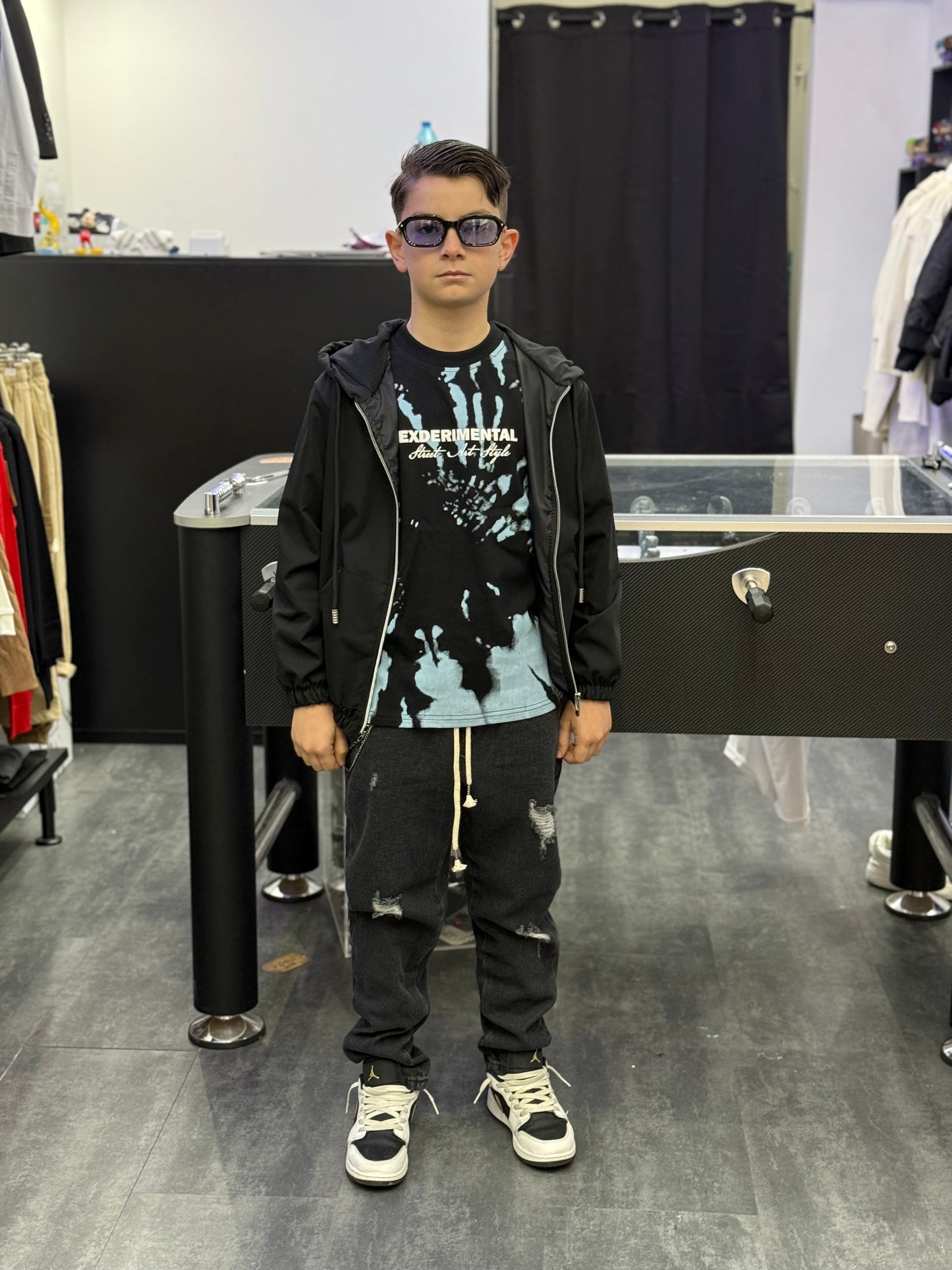 jeans regular elastico black