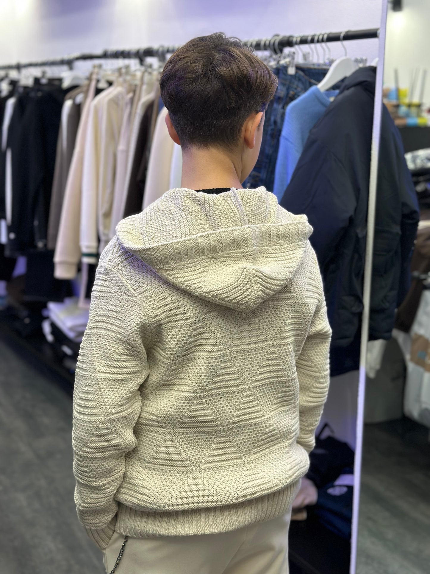 CARDIGAN MOD. MONTGOMERY BEIGE