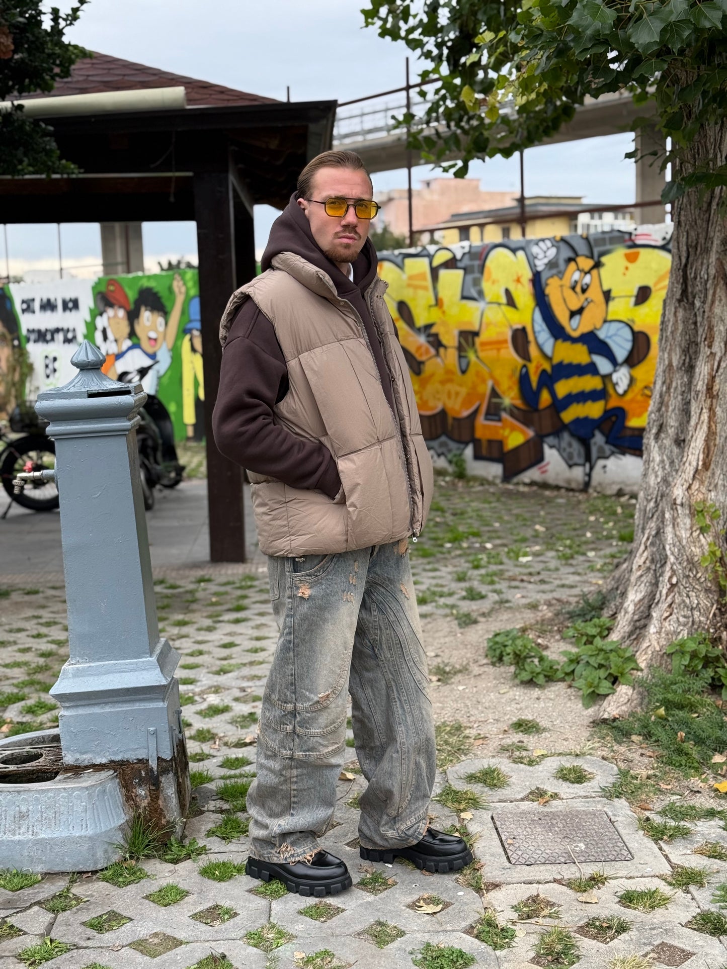 SMANICATO BOMBER FANGO