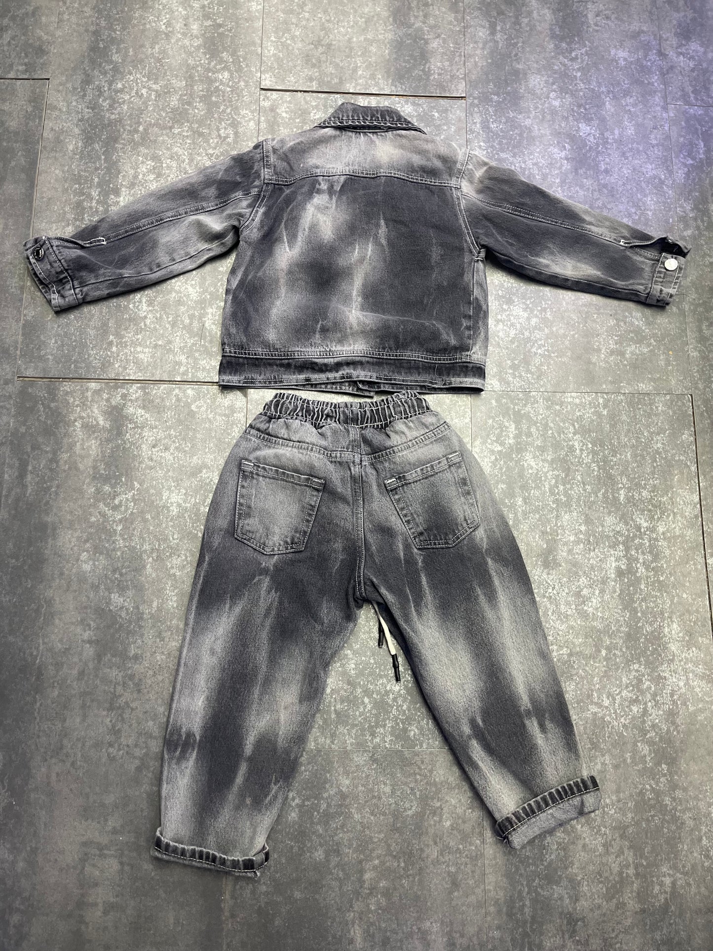 COORDINATO JEANS SFUMATO