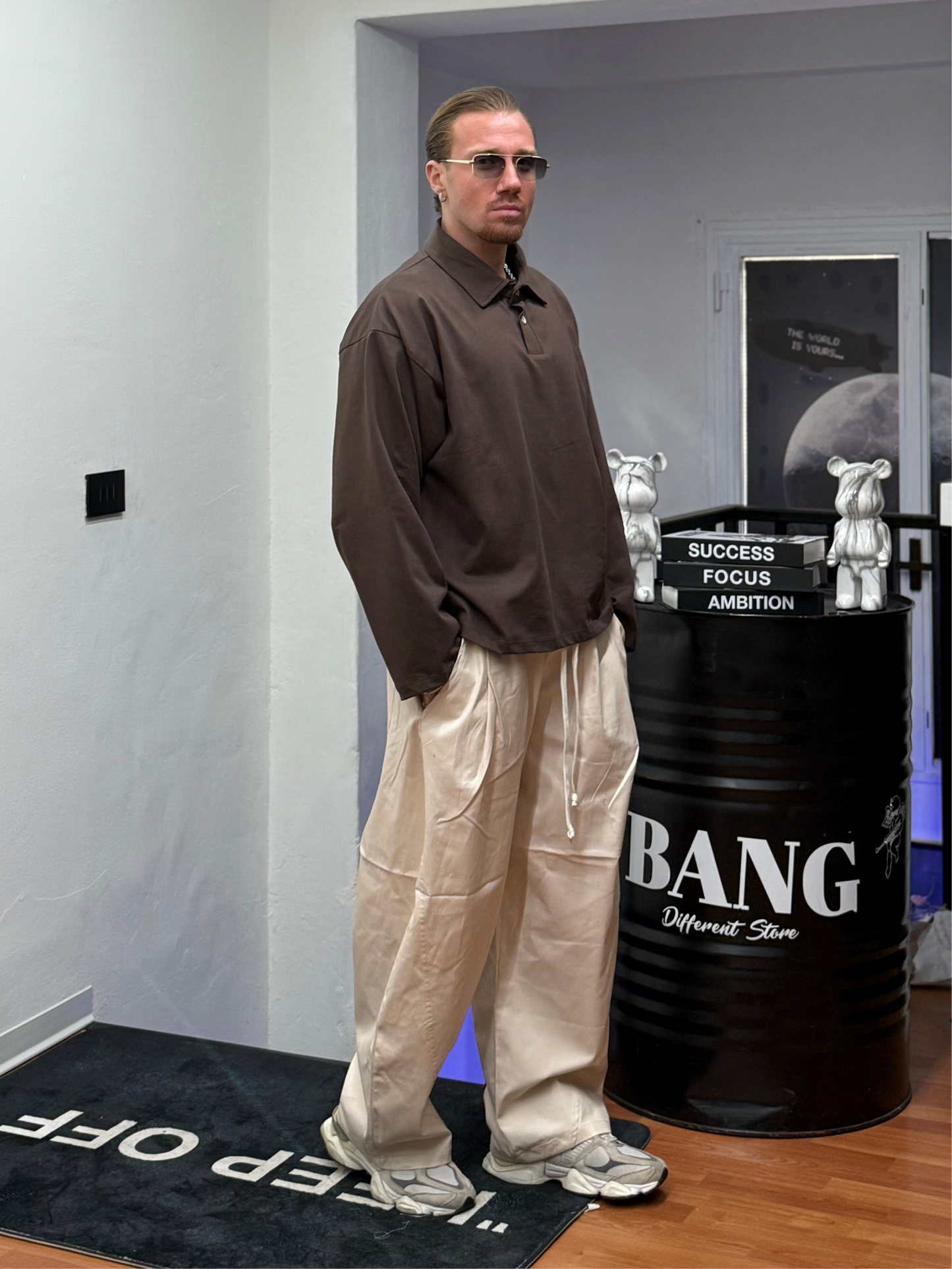 POLO LONGE SLEEVE MORO