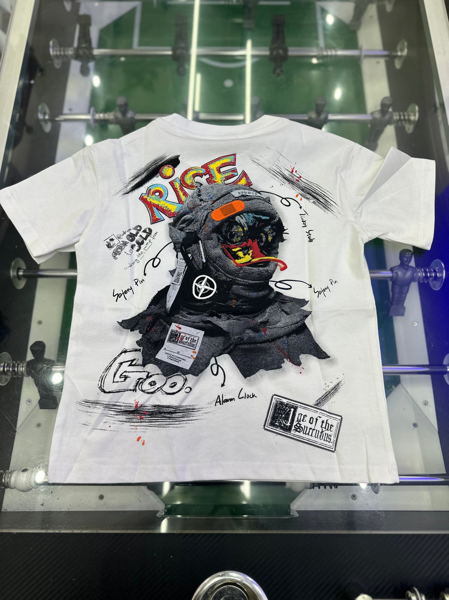 SHIRT STAMPA 3D NERA