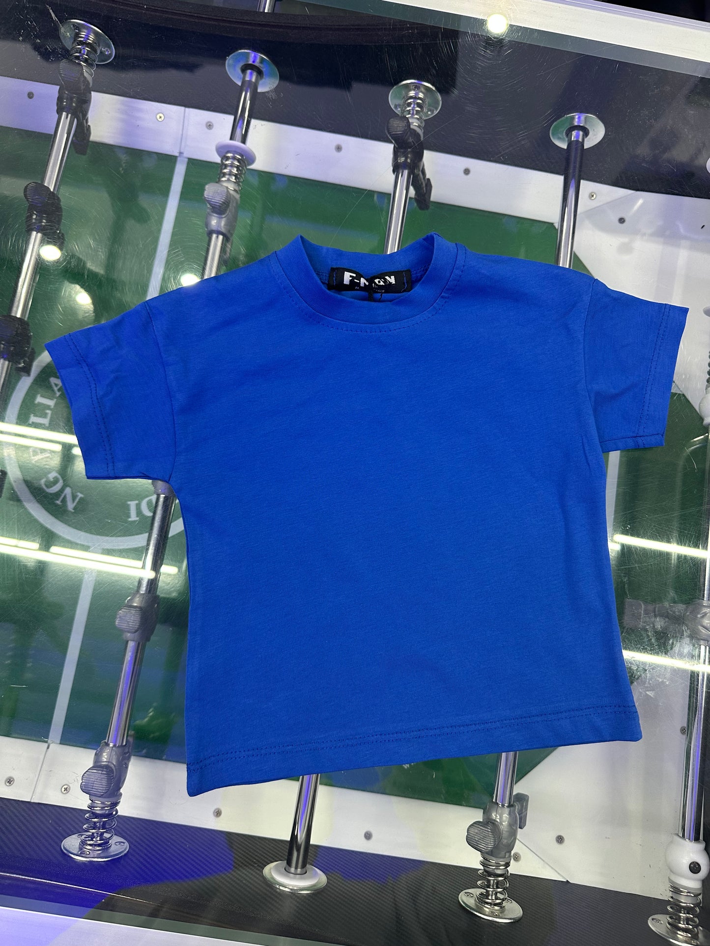 shirt blu elettrico 9/36 mesi