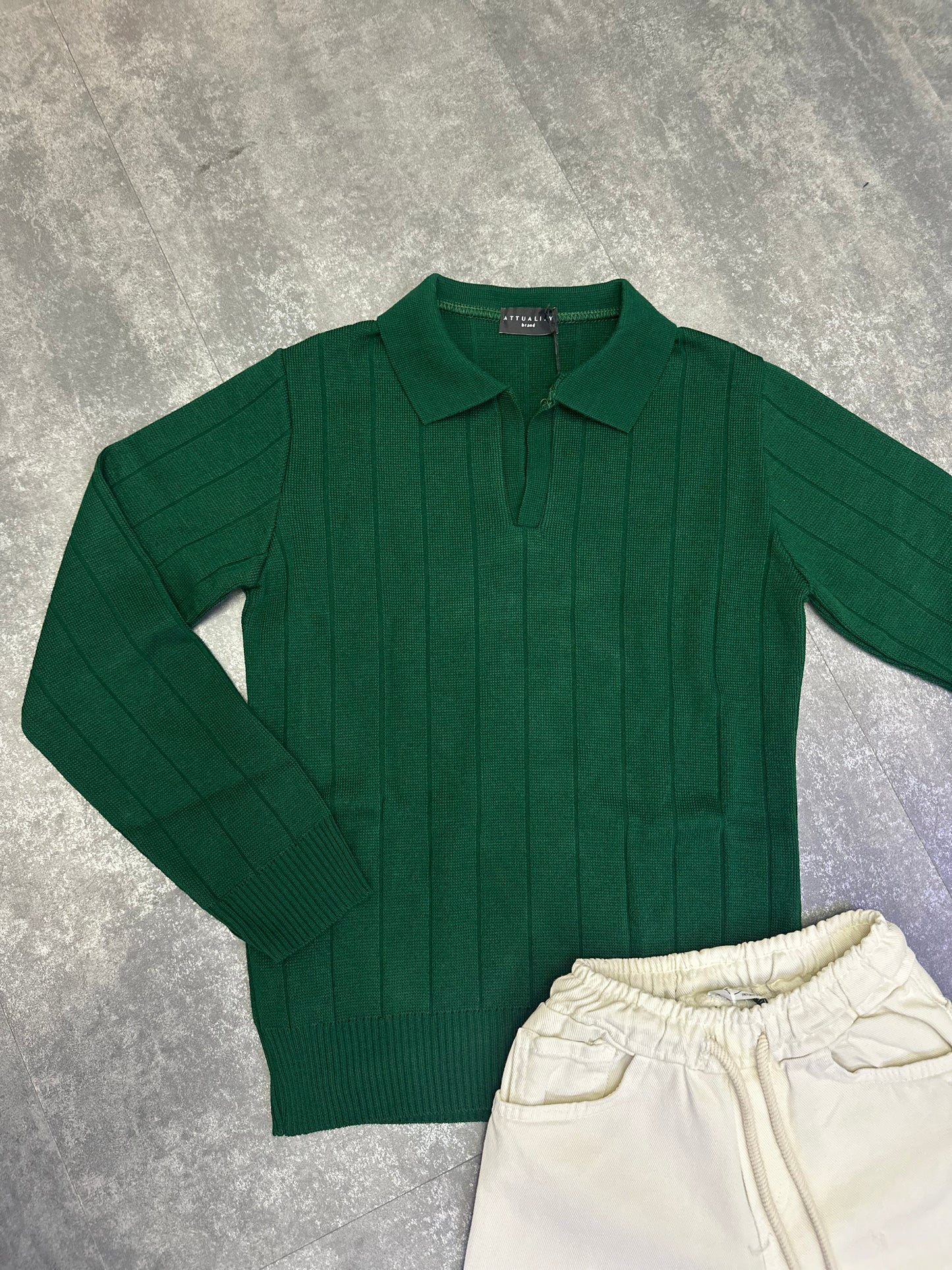 POLO COSTINA VERDE GUCCI