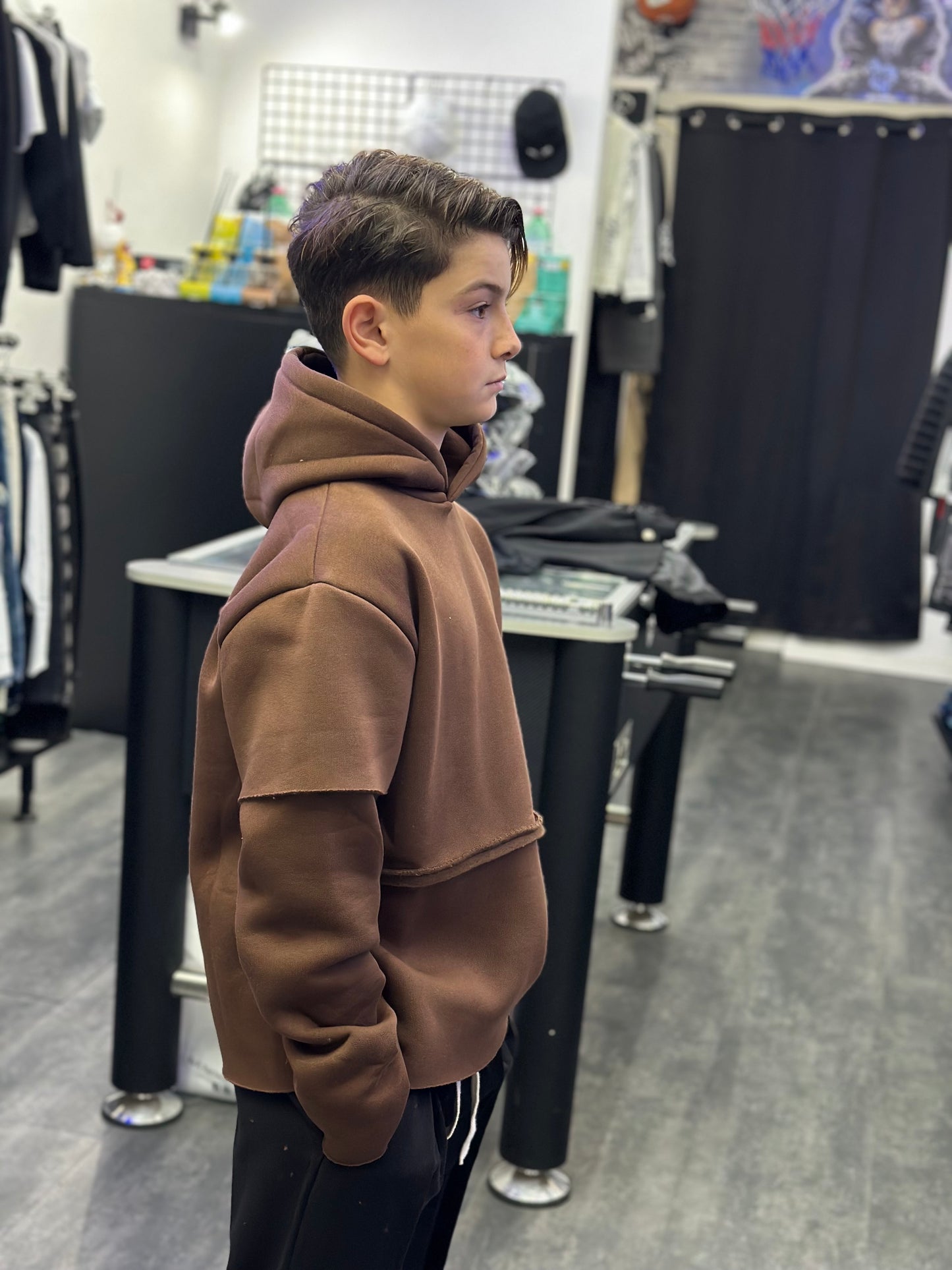 FELPA CIANOTIC DOUBLE SLEEVE MORO