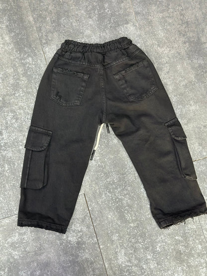 CARGO JEANS BLACK