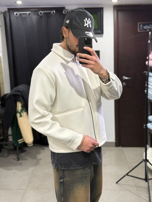 GIACCA CROP PANNA 2.0