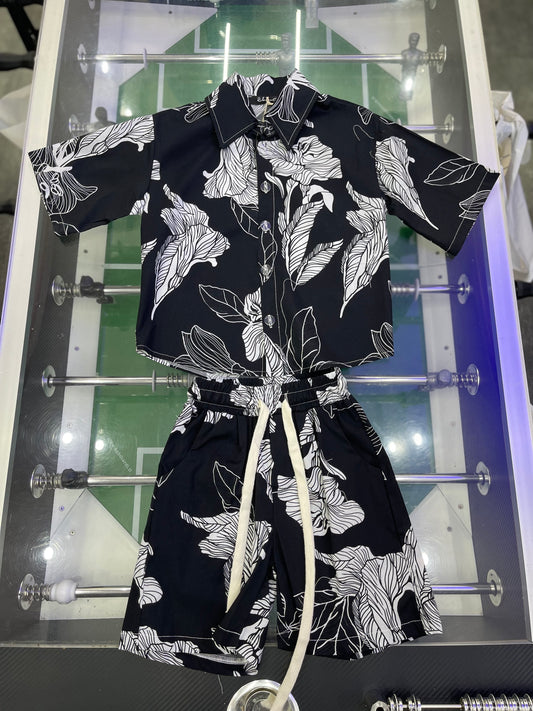 COORDINATO PALM NERO