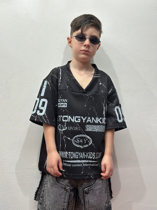 T-SHIRT OVER MOD. BASKET NERA