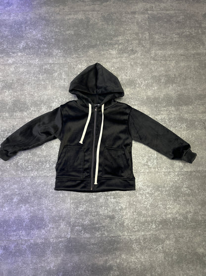 FELPA ZIP VELLUTO