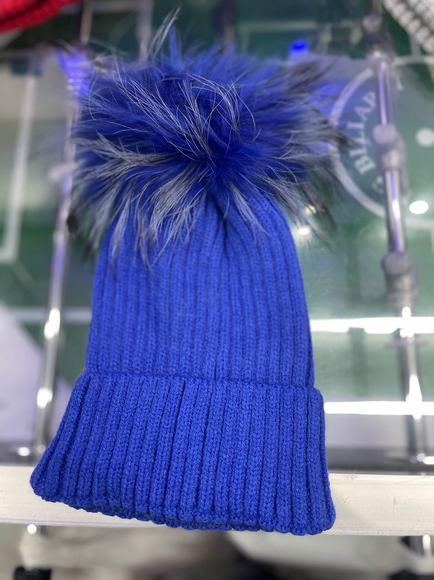 CAPPELLO LANA BLU ROYAL