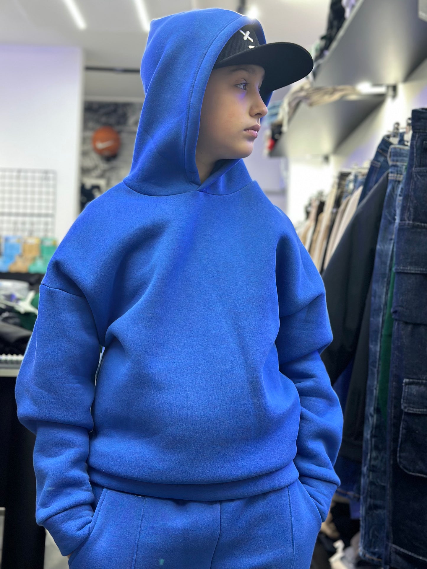 TUTA FONDO AMPIO BLU ELETTRIC