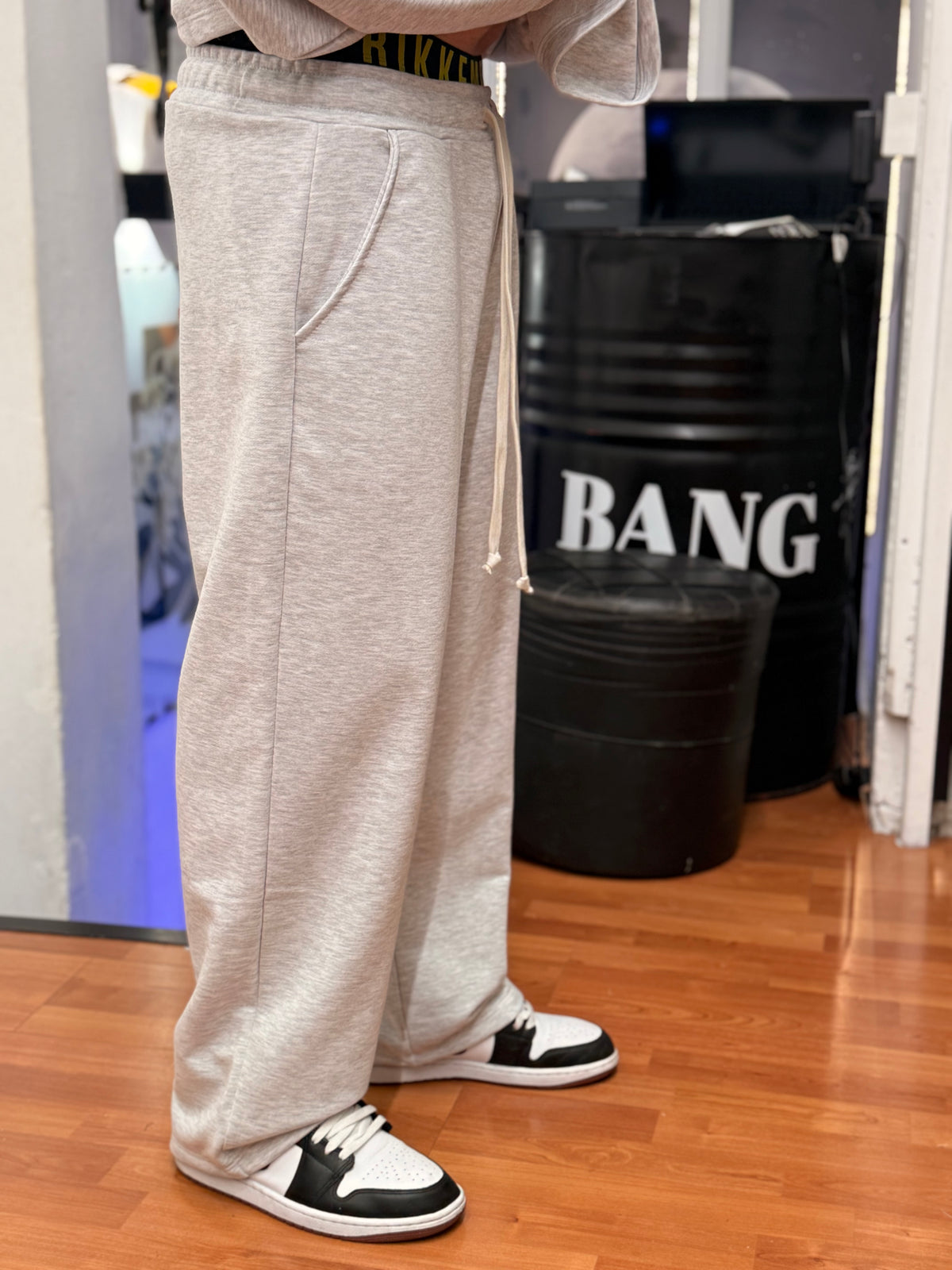 TUTA BOSTON CROP GRIGIA