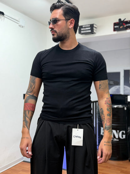 T-SHIRT IN FILO NERA