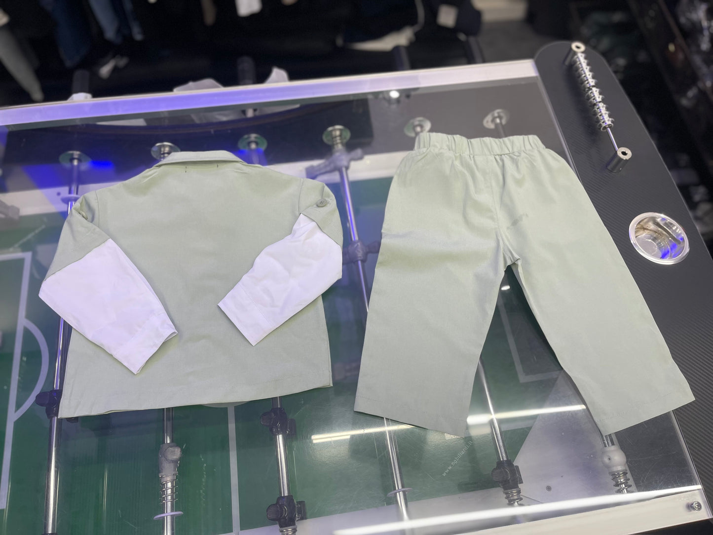 COORDINATO VISCOSA VERDE SALVIA