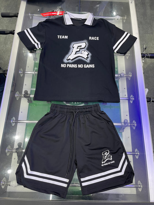 COORDINATO SPORTIVO NERO