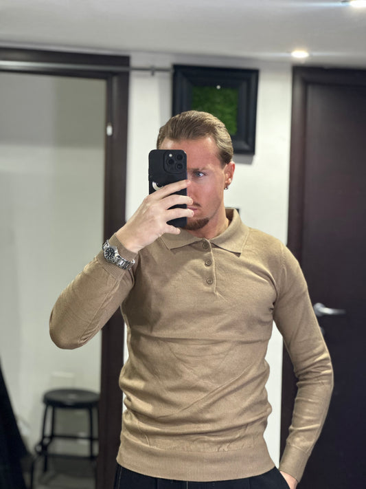 POLO SLIM BEIGE