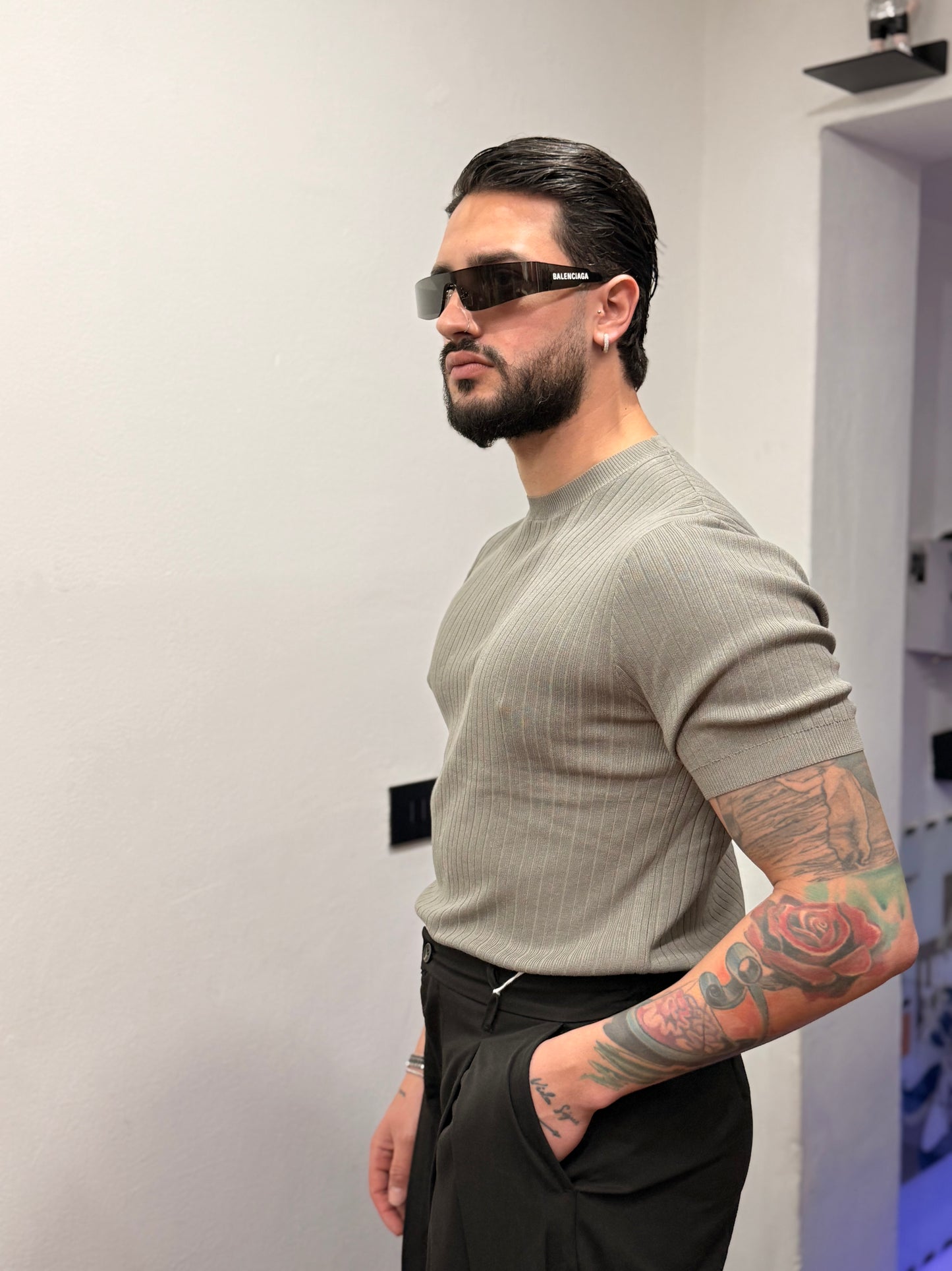 T-SHIRT FILO A COSTE FANGO