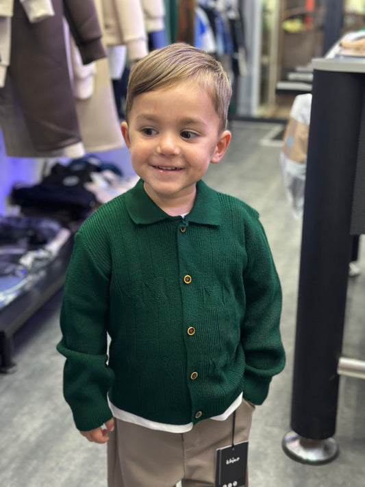 CARDIGAN POLO VERDE GUCCI