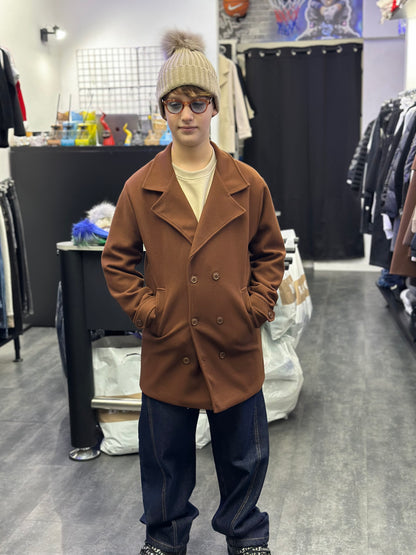 CAPPOTTO DOPPIO PETTO MORO