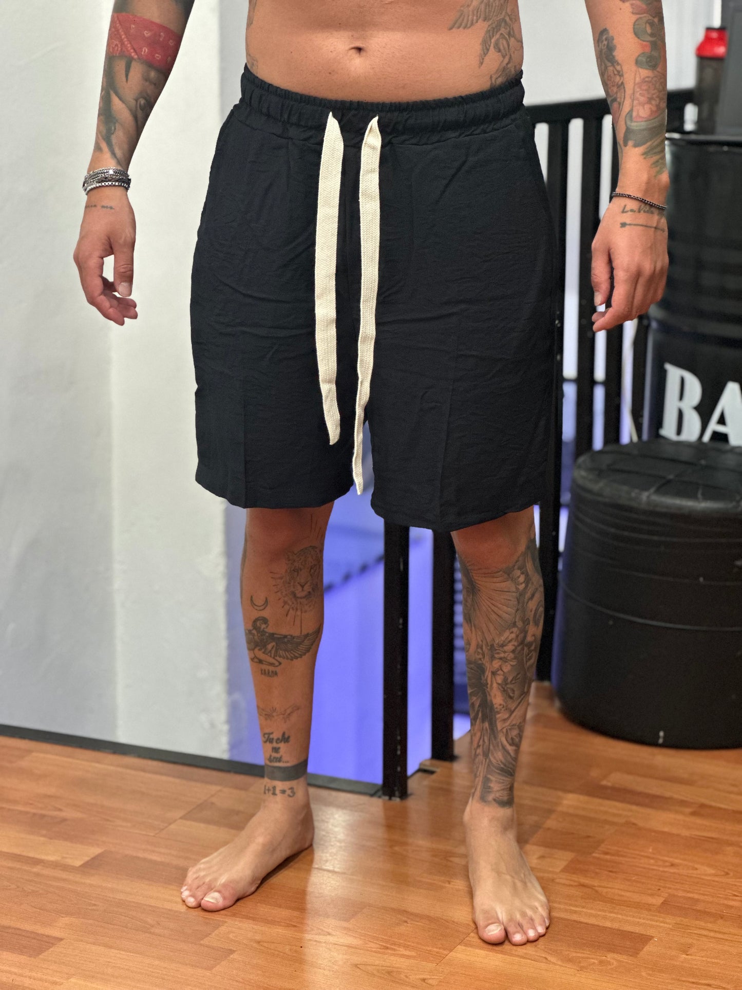 SHORT COMFY LINO NERO