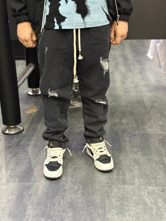 jeans regular elastico black