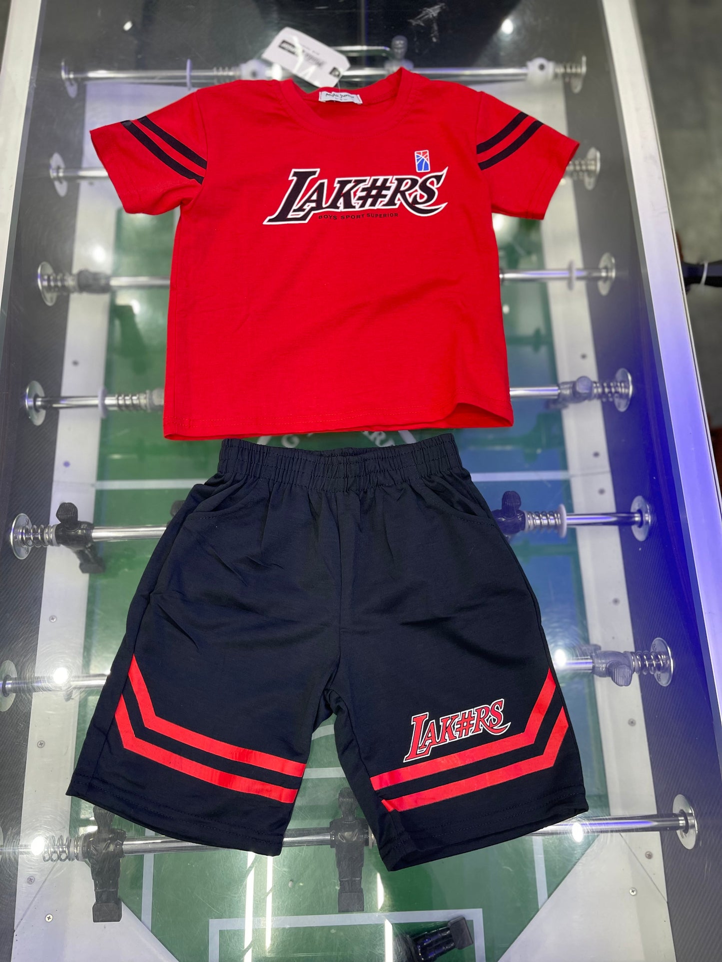 COORDINATO LAKERS ROSSO