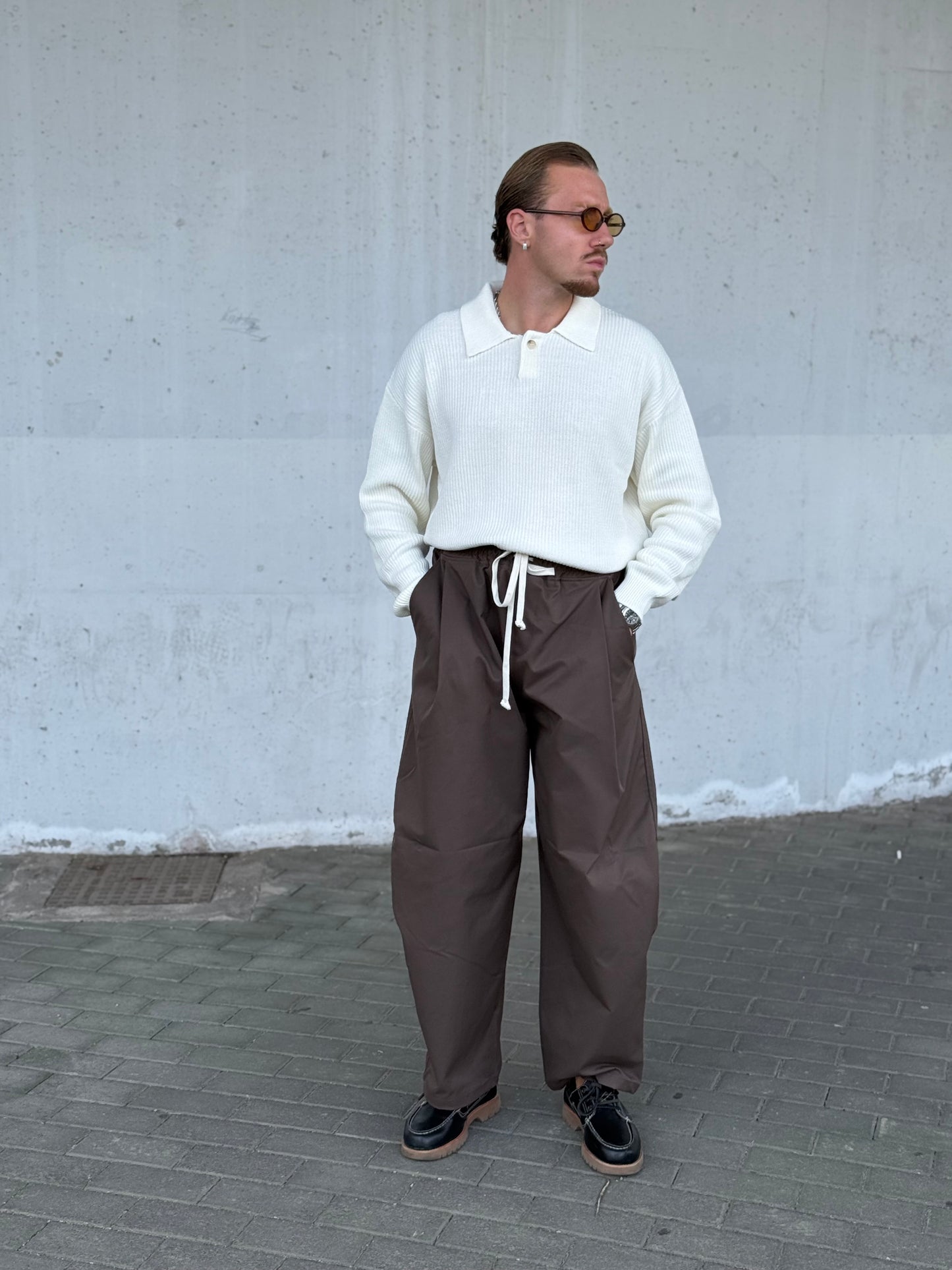 POLO MAGLIONE BIANCO