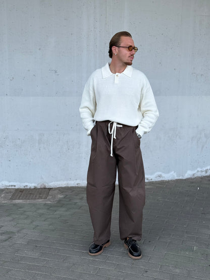 POLO MAGLIONE BIANCO