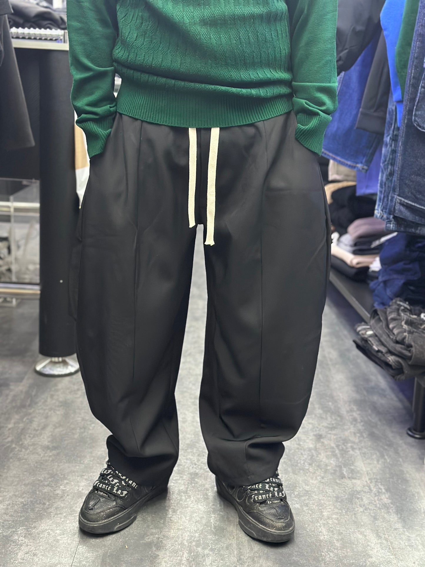 PANTALONE BALLON NERO