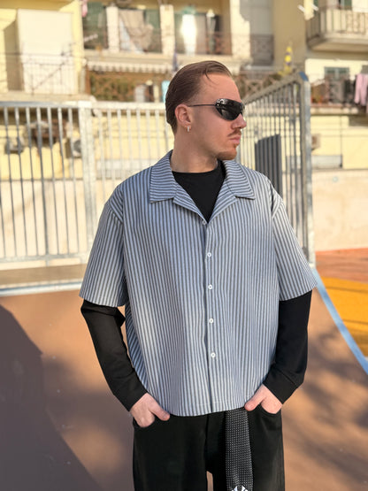 CAMICIA DOUBLE SKATE BLACK