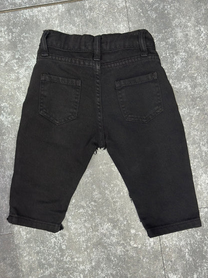 JEANS DESTROYED NERO