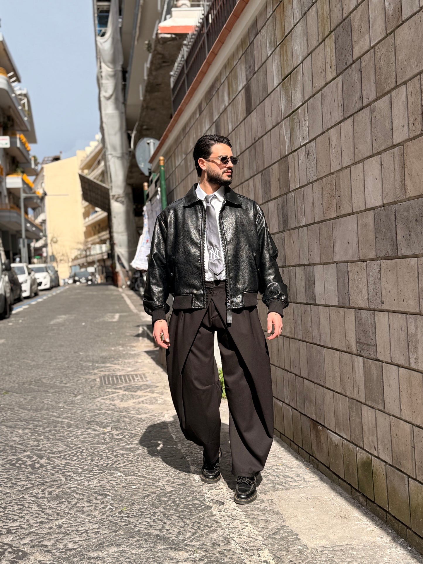 JAPANE PENCE DOPPIA ABBOTTONATURA NERO