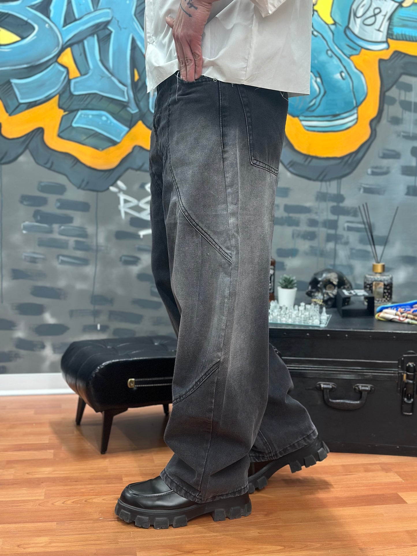 BALLON JEANS BLACK