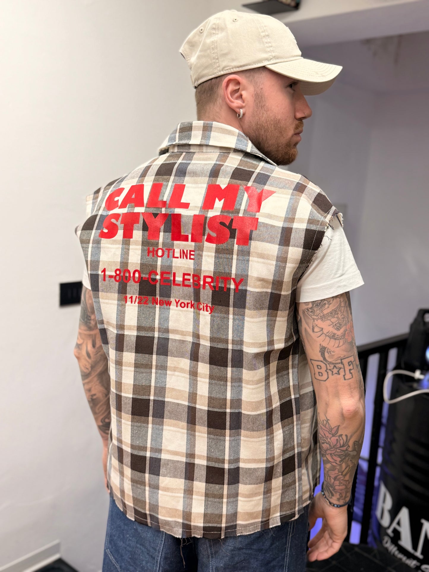 CAMICIA SMANICATA STAMPATA