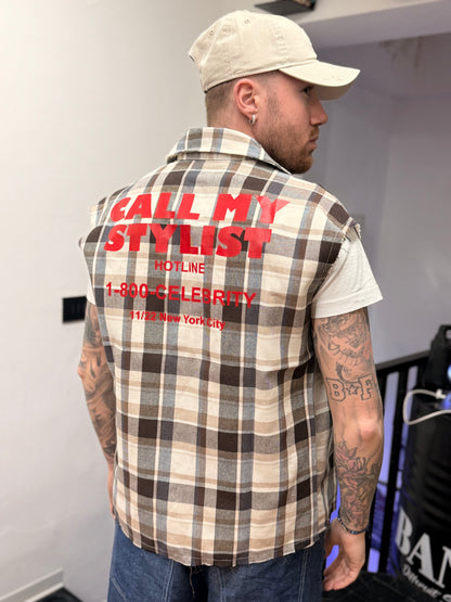 CAMICIA SMANICATA STAMPATA