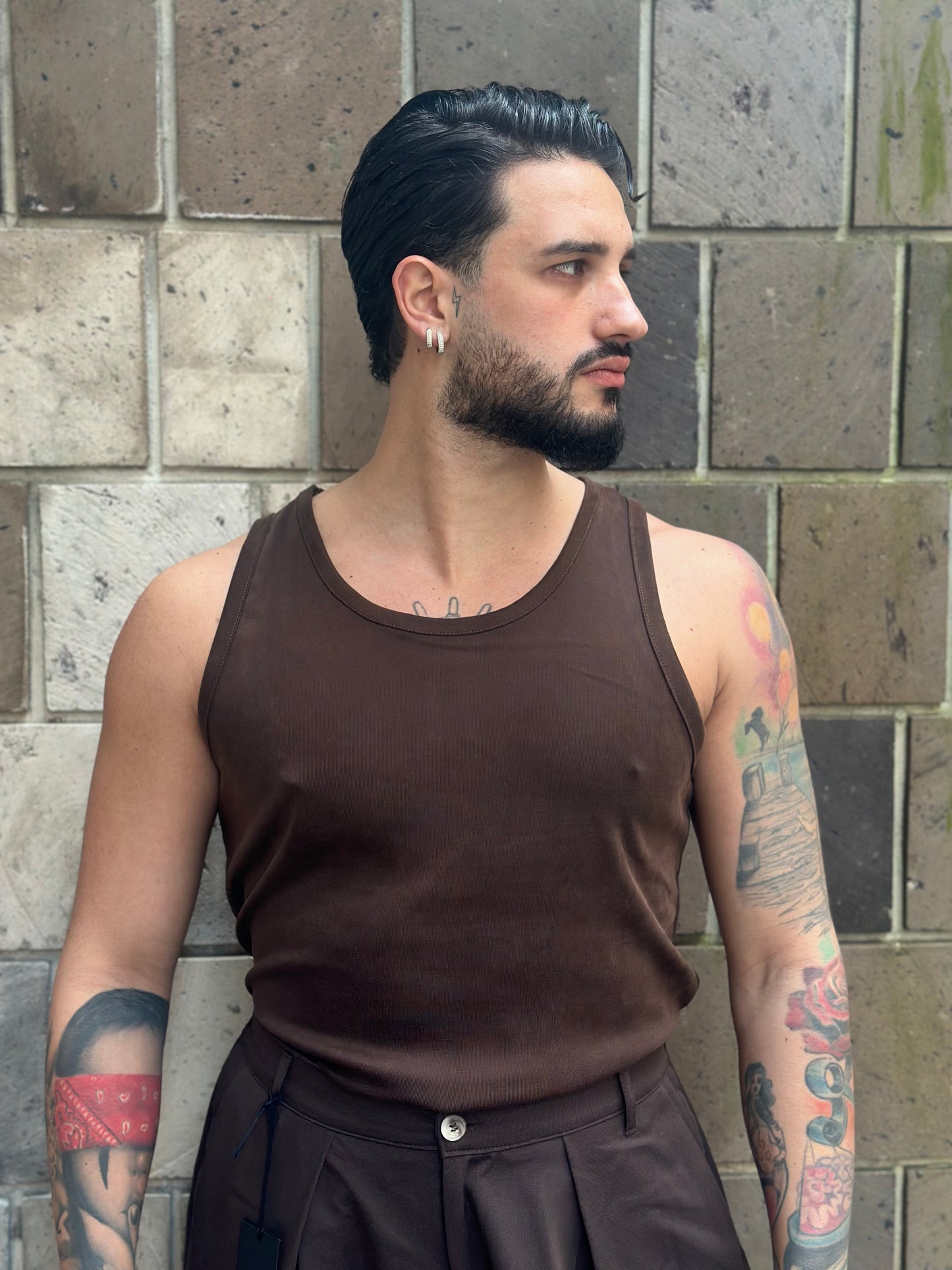 CANOTTA FILO DI SCOZIA MORO