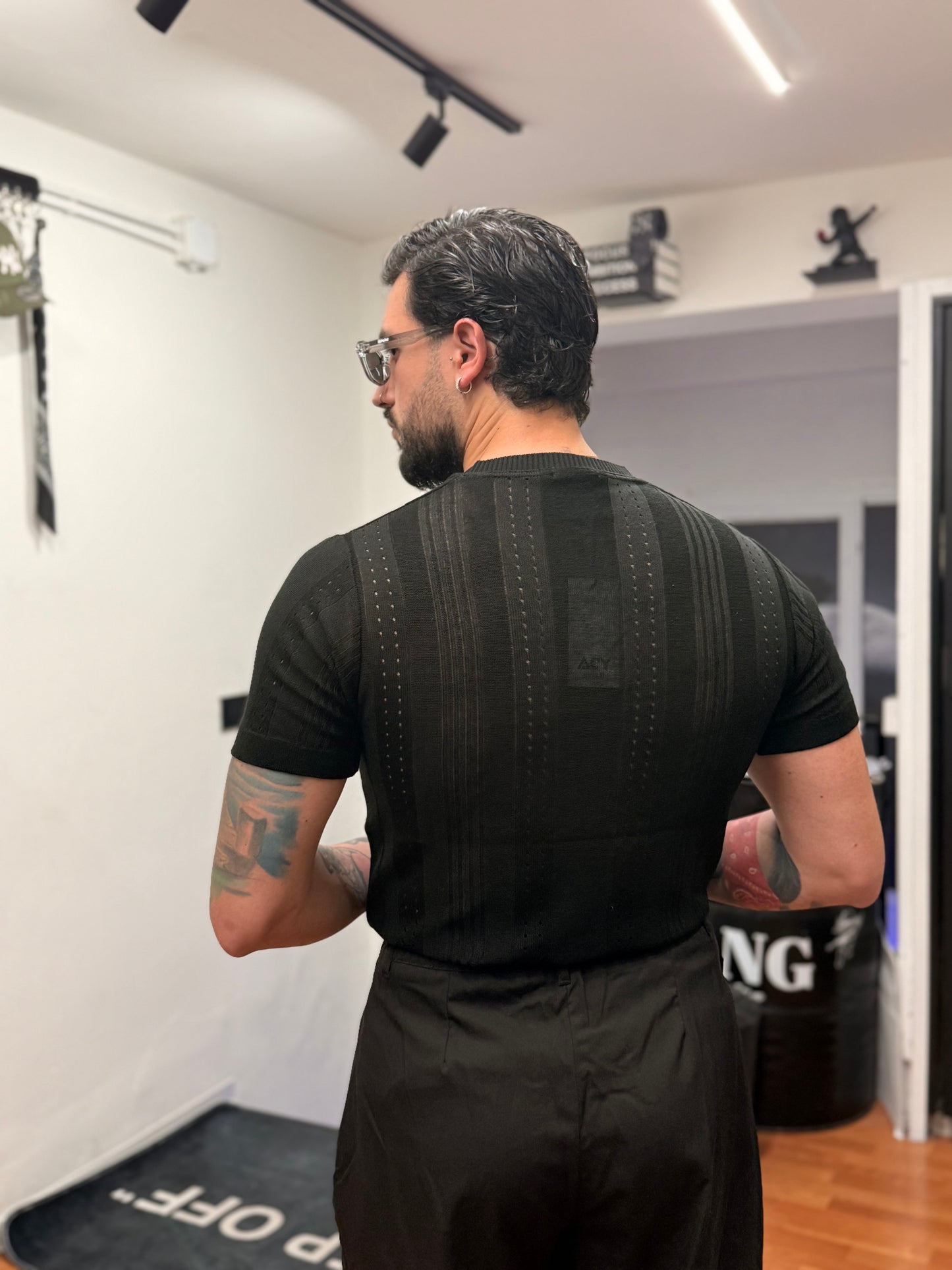 T-SHIRT TRAFORATA NERQ