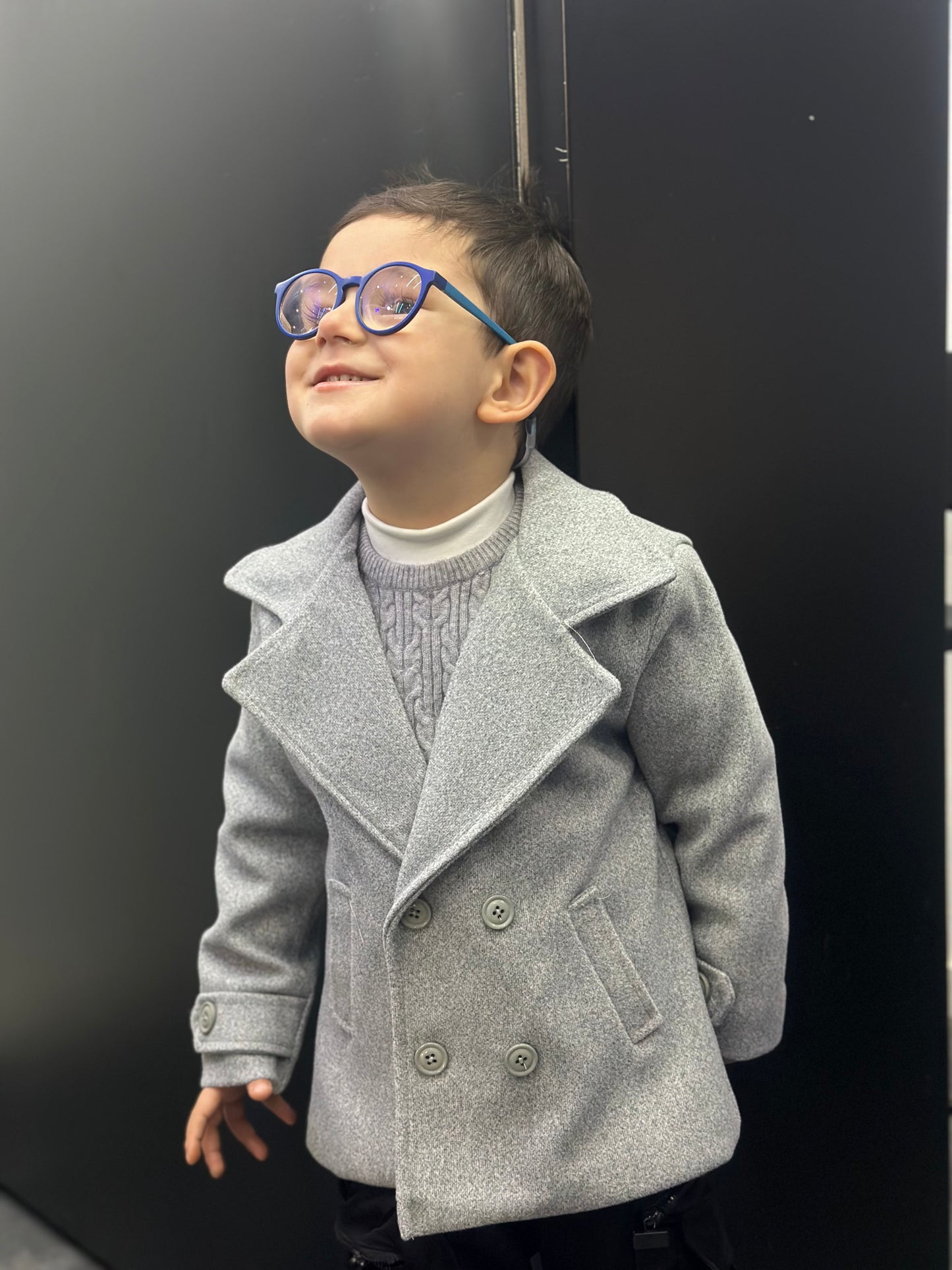 CAPPOTTO DOPPIO PETTO GRIGIO