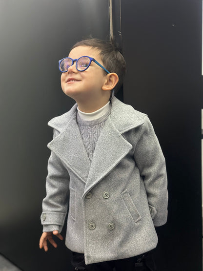 CAPPOTTO DOPPIO PETTO GRIGIO