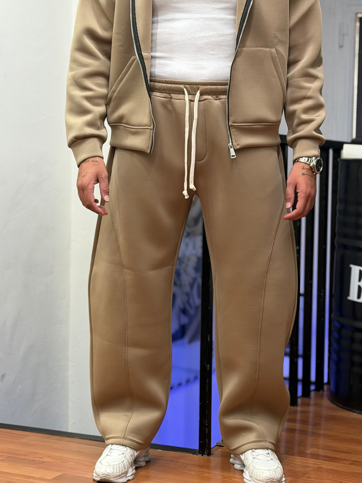 TUTA CROP SCUBA BEIGE
