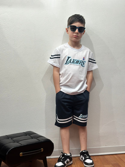 COORDINATO LAKERS BIANCO