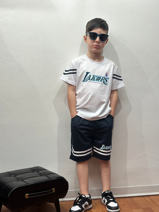 COORDINATO LAKERS BIANCO