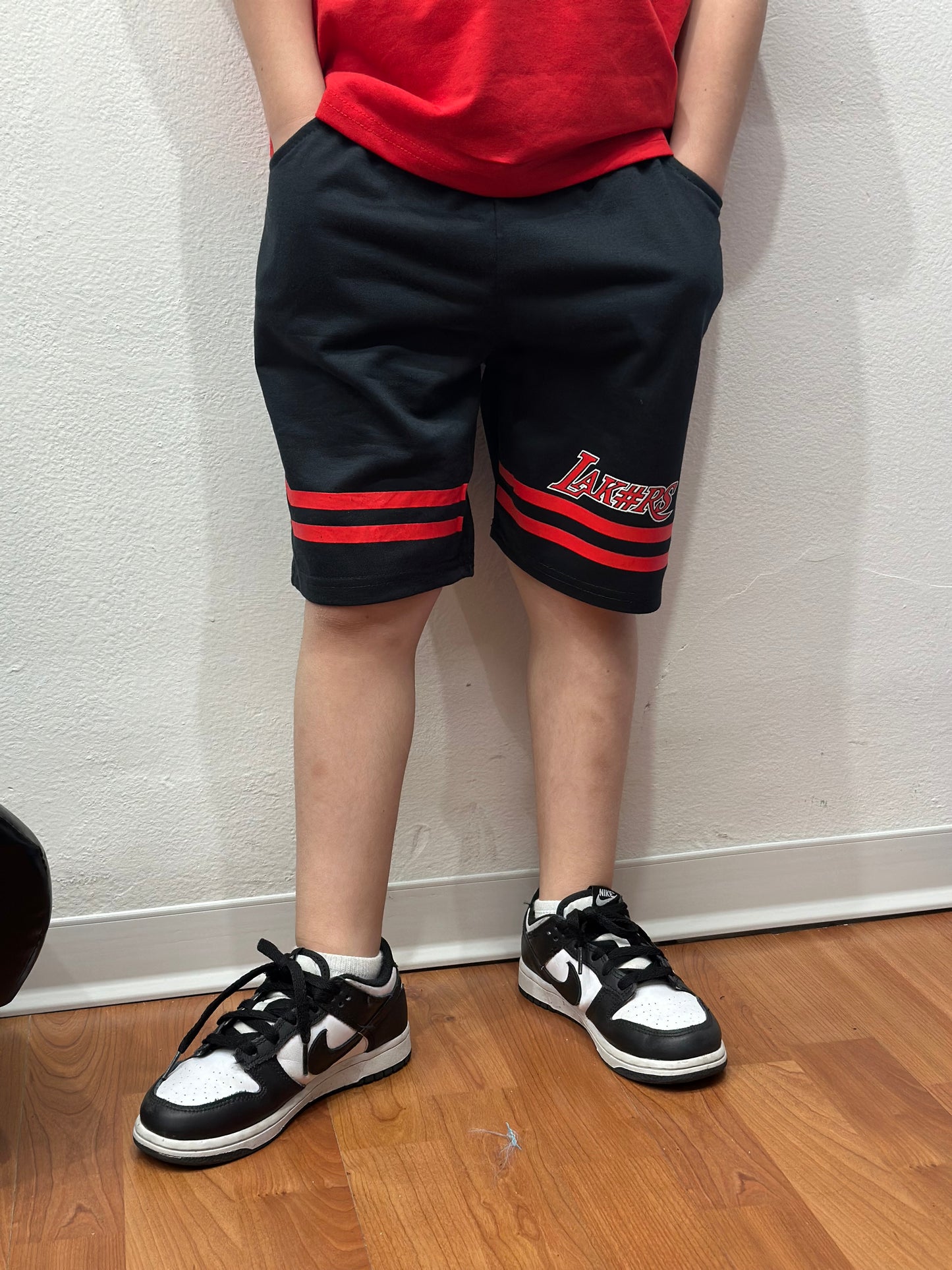 COORDINATO LAKERS ROSSO