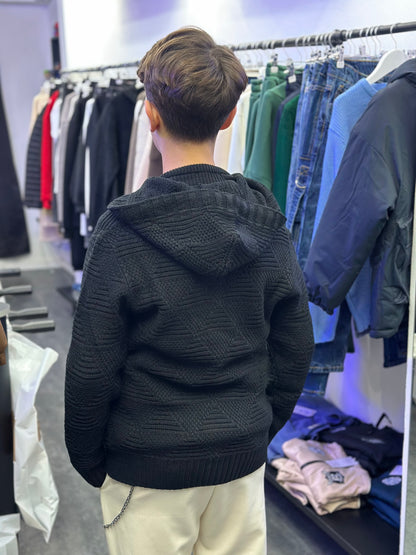 CARDIGAN MOD. MONTGOMERY NERO